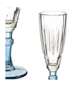 Calice da champagne Vivalto Exotic Azzurro Cristallo 170 ml (6 Unità)