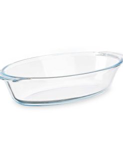 Teglia da Cucina Vivalto Trasparente Vetro Borosilicato 700 ml 23,6 x 5,3 x 13 cm Con manici (18 Unità)