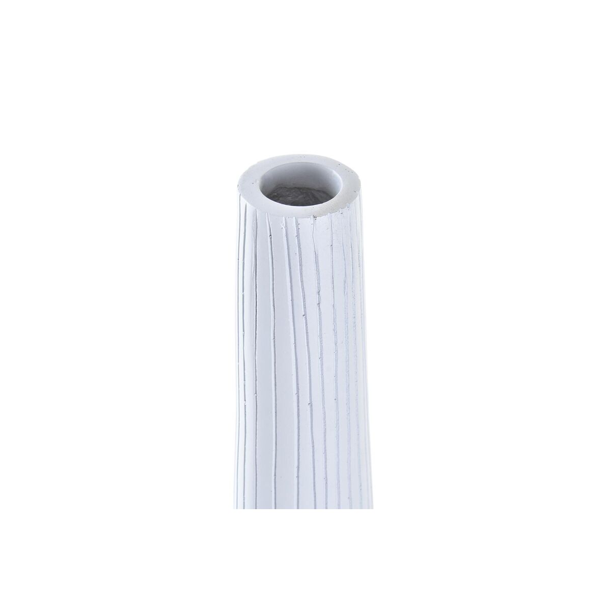 Vaso DKD Home Decor Bianco Resina Moderno (19 x 19 x 60 cm) - Image 2