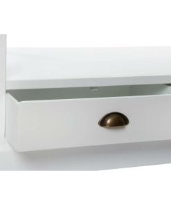 Tavolino da Caffè DKD Home Decor Bianco Legno (108 x 48 x 56,5 cm)
