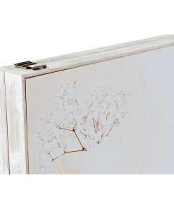 Armadietto portachiavi DKD Home Decor 8424001797233 Legno Legno MDF Beige 2 Unità 46 x 6 x 32 cm