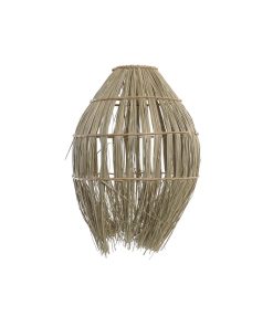 Paralume DKD Home Decor Fibra naturale (36 x 36 x 48 cm)
