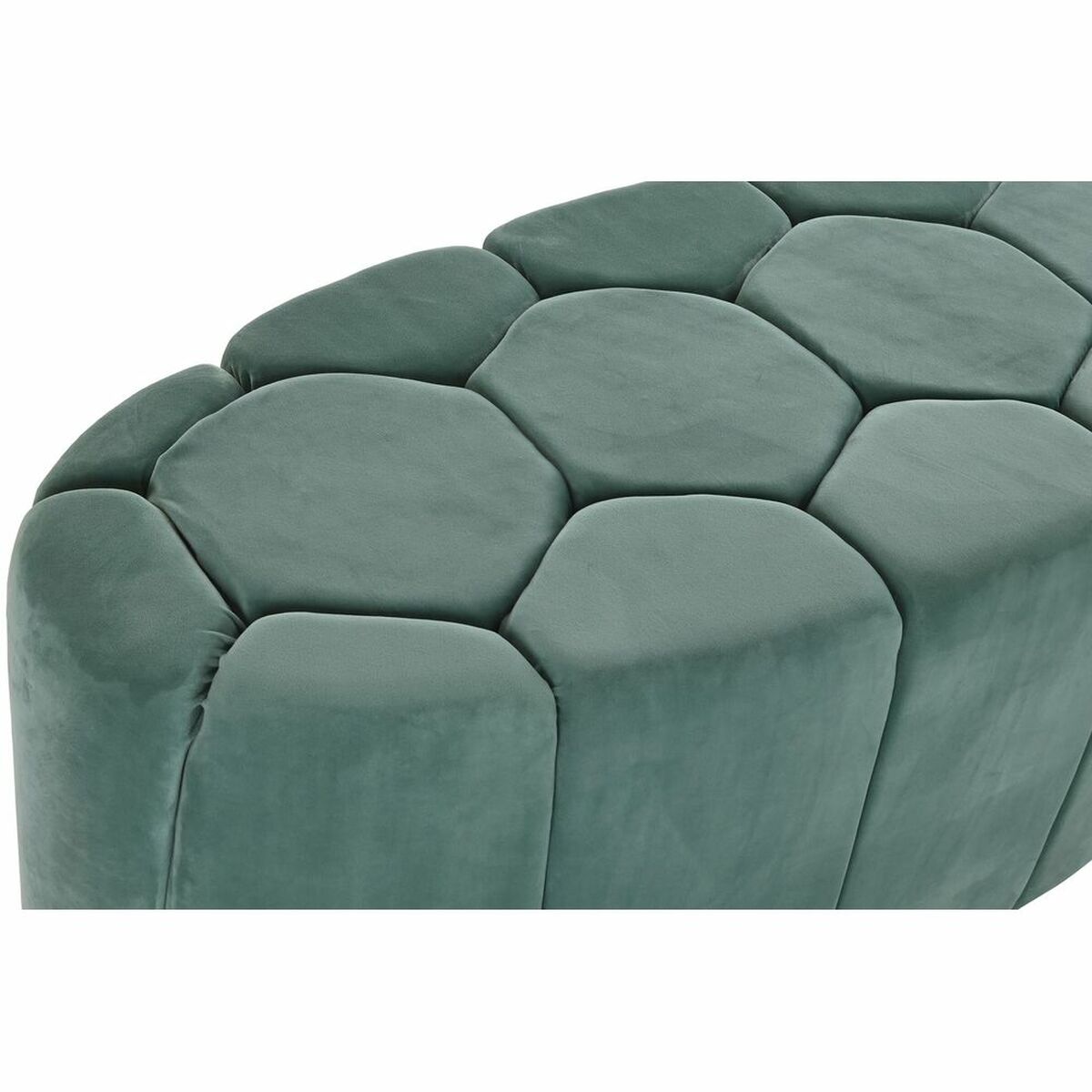 Panca DKD Home Decor Verde Multicolore Metallo Legno MDF 30 x 40 cm 122 x 51 x 46,5 cm - Image 2