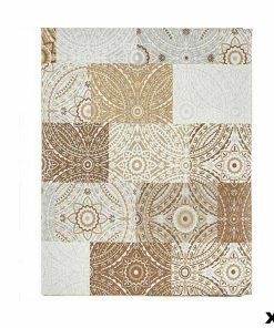 Tovaglia antimacchia Kinvara Beige Tela Antimacchia Piastrella 140 x 180 cm (6 Unità)