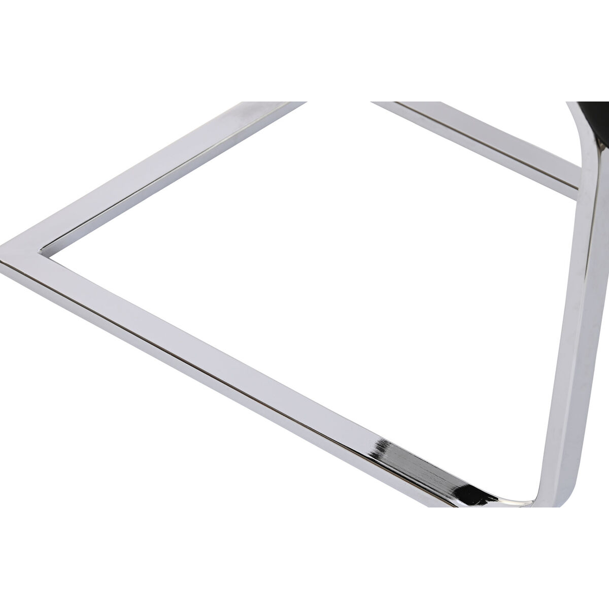 Sedia da Sala da Pranzo DKD Home Decor Nero Metallo Poliuretano (59 x 45 x 102 cm) - Image 3