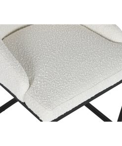 Sedia da Sala da Pranzo Home ESPRIT Bianco Nero 54 x 61 x 82,5 cm