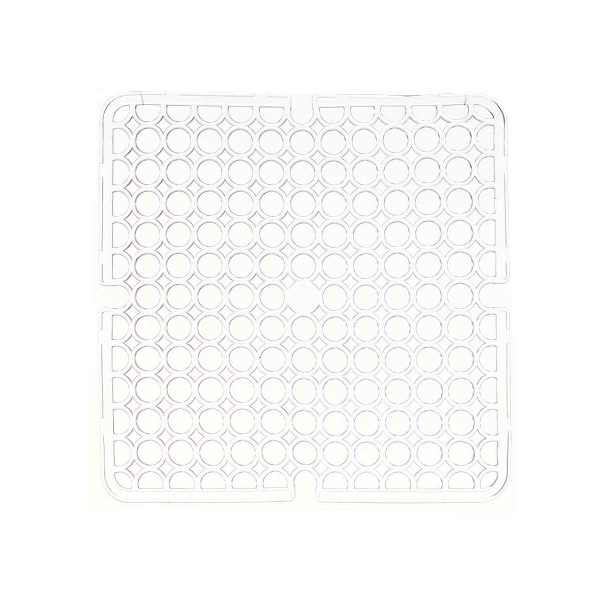 Tappetino Antiscivolo Kinvara Trasparente Plastica 28 x 0,1 x 28 cm 28,5 x 0,1 x 28 cm Lavello (12 Unità)