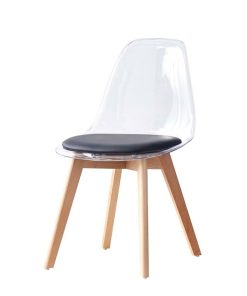 Sedia da Sala da Pranzo DKD Home Decor Nero Multicolore Naturale 30 x 40 cm 54 x 47 x 81 cm