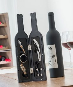 Astuccio a Bottiglia per Utensili Vino InnovaGoods 5 Pezzi