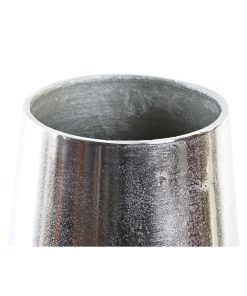 Vaso DKD Home Decor 15,5 x 15,5 x 26 cm Argentato Dorato Alluminio Moderno (2 Unità)