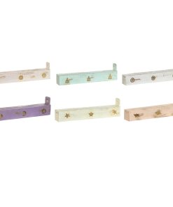 Bruciatore di essenze Home ESPRIT Legno 24 x 4 x 6 cm (12 Pezzi) (6 Unità)