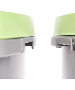 Cestino Stefanplast Verde Grigio Plastica 25 L (6 Unità)