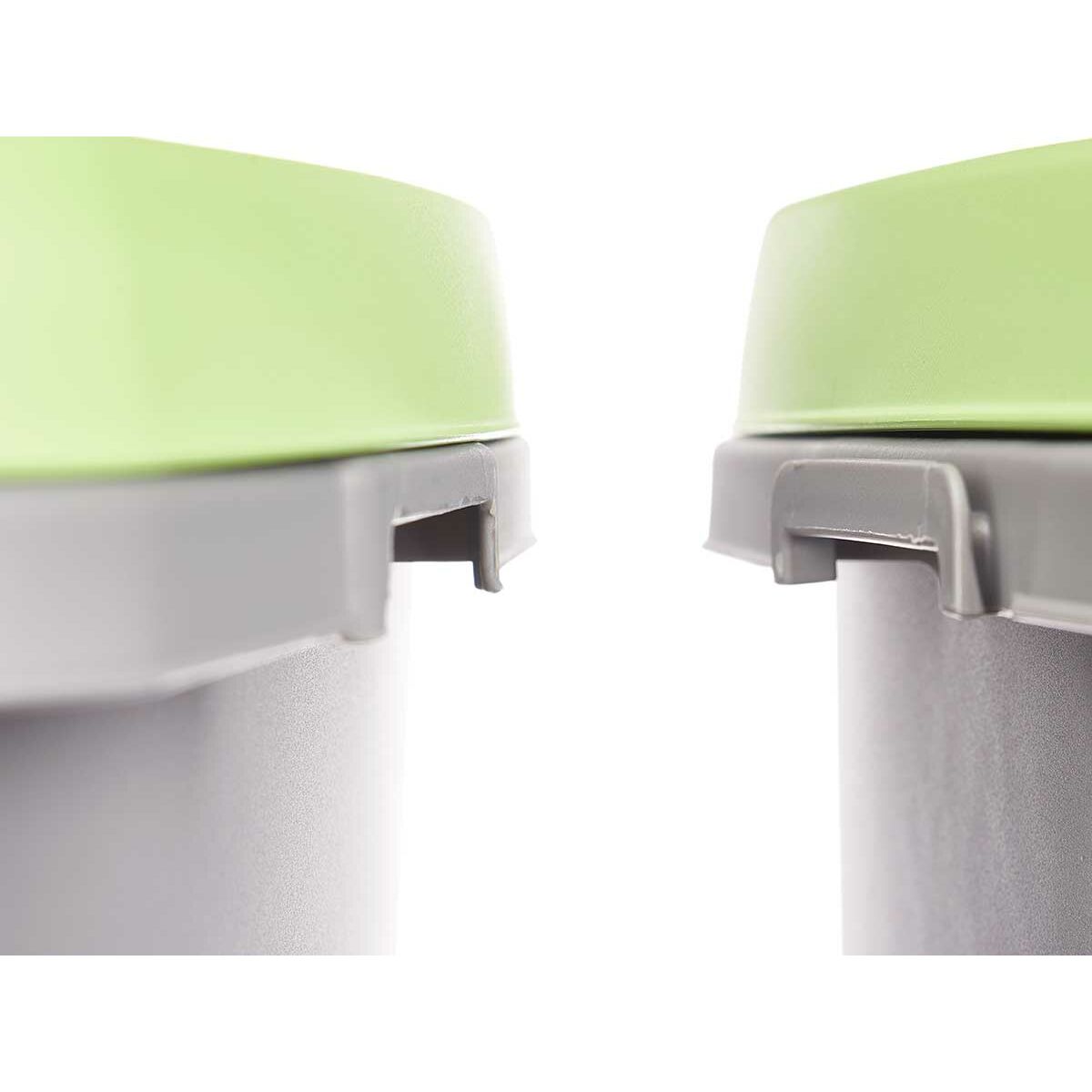 Cestino Stefanplast Verde Grigio Plastica 25 L (6 Unità)