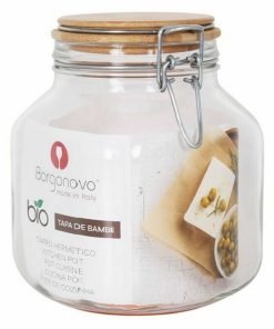 Barattolo Borgonovo Primizie Bambù 2L 13 x 13 x 17,5 cm (6 Unità) (2 L)