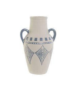 Vaso Home ESPRIT Azzurro Marrone Ceramica Mediterraneo 22 x 18 x 36,5 cm 22 x 18 x 35 cm