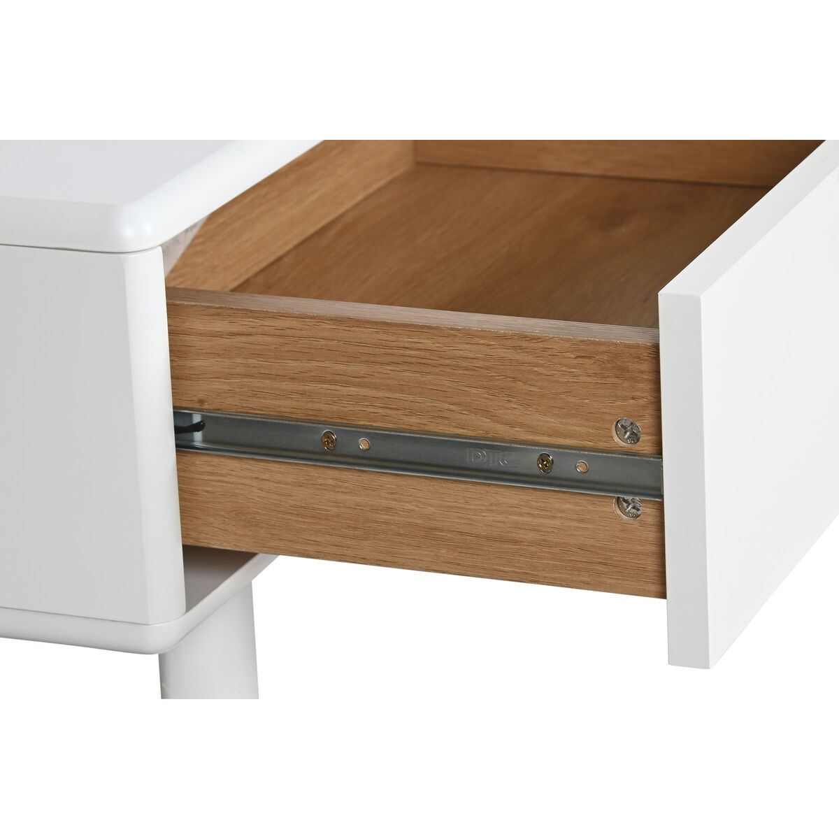 Tavolino da Caffè Home ESPRIT Bianco Naturale Poliuretano Legno MDF 120 x 60 x 40 cm
