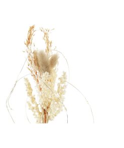 Decorazione luminosa DKD Home Decor Metallo Cristallo Fiore 30 x 40 cm 12 x 12 x 22 cm