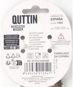 Apriscatole Quttin Apribottiglie Set 2 Pezzi (24 Unità)