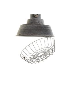 Lampadario Home ESPRIT Grigio Legno Metallo Ferro 25 W 39 x 39 x 45 cm
