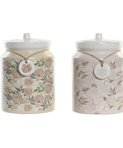 Barattolo DKD Home Decor Alluminio Dolomite Tradizionale (2 Unità)