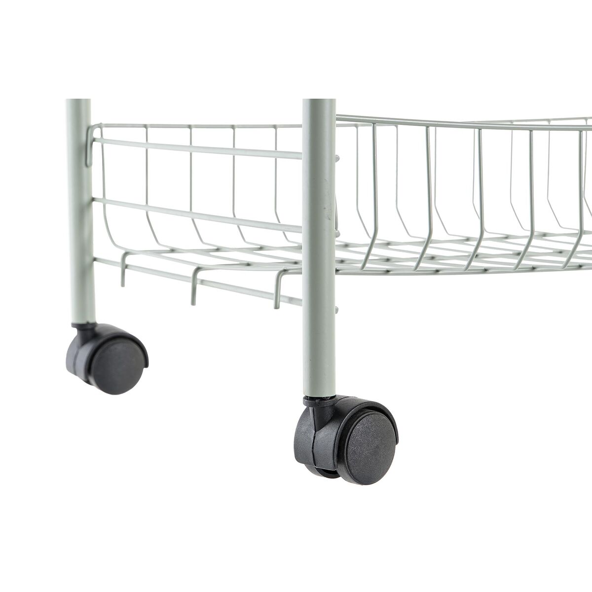 Carrello da Portata DKD Home Decor Verde Metallo polipropilene 40 x 26 x 62 cm