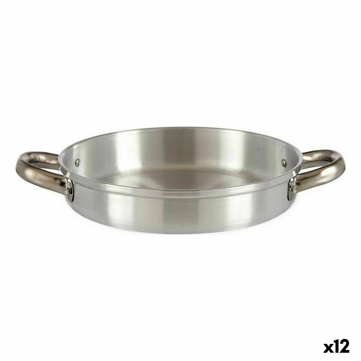 Padella Kinvara Argentato Alluminio Ø 22 cm (12 Unità)