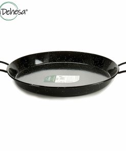 Padella La Dehesa Nero Acciaio Smaltato Ø 38 cm 51 x 6 x 39 cm (6 Unità)