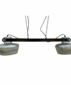 Lampadario DKD Home Decor Ferro Legno di mango 50 W (104 x 25 x 28 cm)