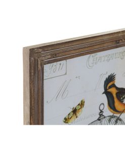 Tela DKD Home Decor Legno Tela 34 x 2 x 44 cm