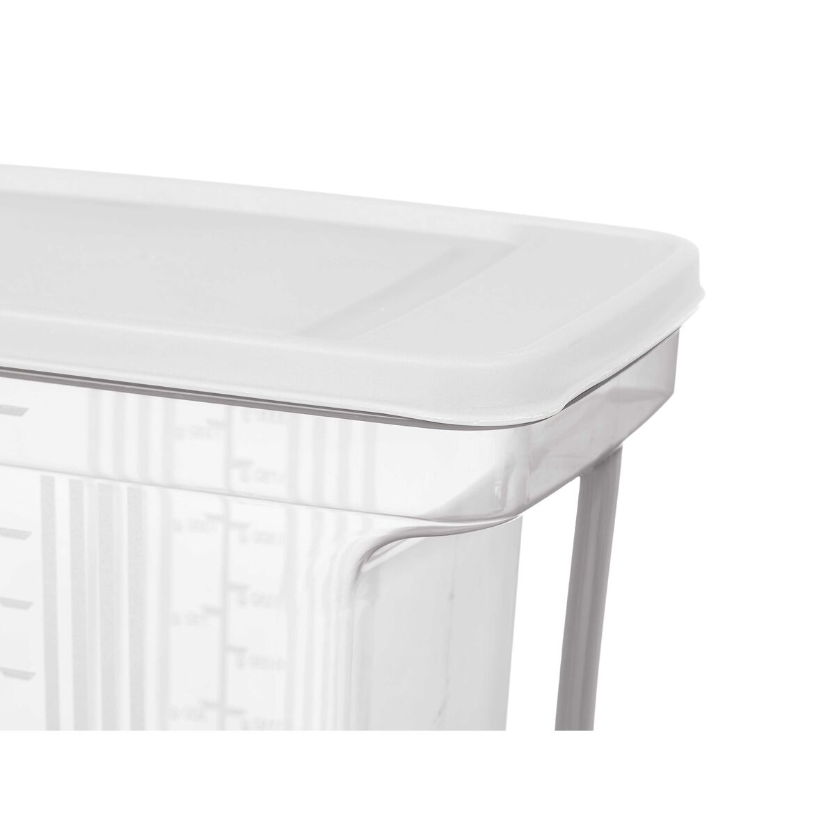 Contenitore per Conservare gli Alimenti Kinvara Grigio Trasparente 2,5 L 20,5 x 17 x 13 cm (24 Unità) - Image 4