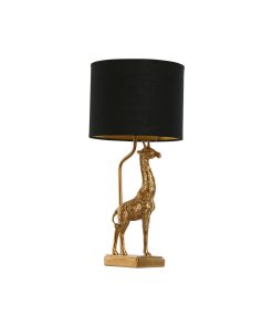 Lampada da tavolo Home ESPRIT Nero Dorato 20 x 20 x 53 cm