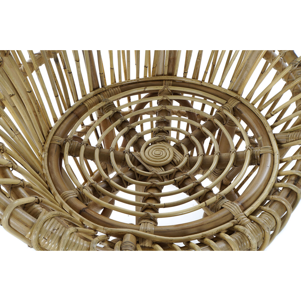 Poltrona DKD Home Decor 8424001750092 Naturale Cotone Bianco Rattan (74 x 67 x 85 cm)