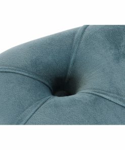 Panca DKD Home Decor   Azzurro Poliestere Velluto Legno MDF (88 x 53 x 48 cm)