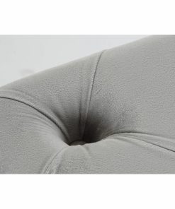 Panca DKD Home Decor   Grigio Poliestere Velluto Legno MDF (88 x 53 x 48 cm)