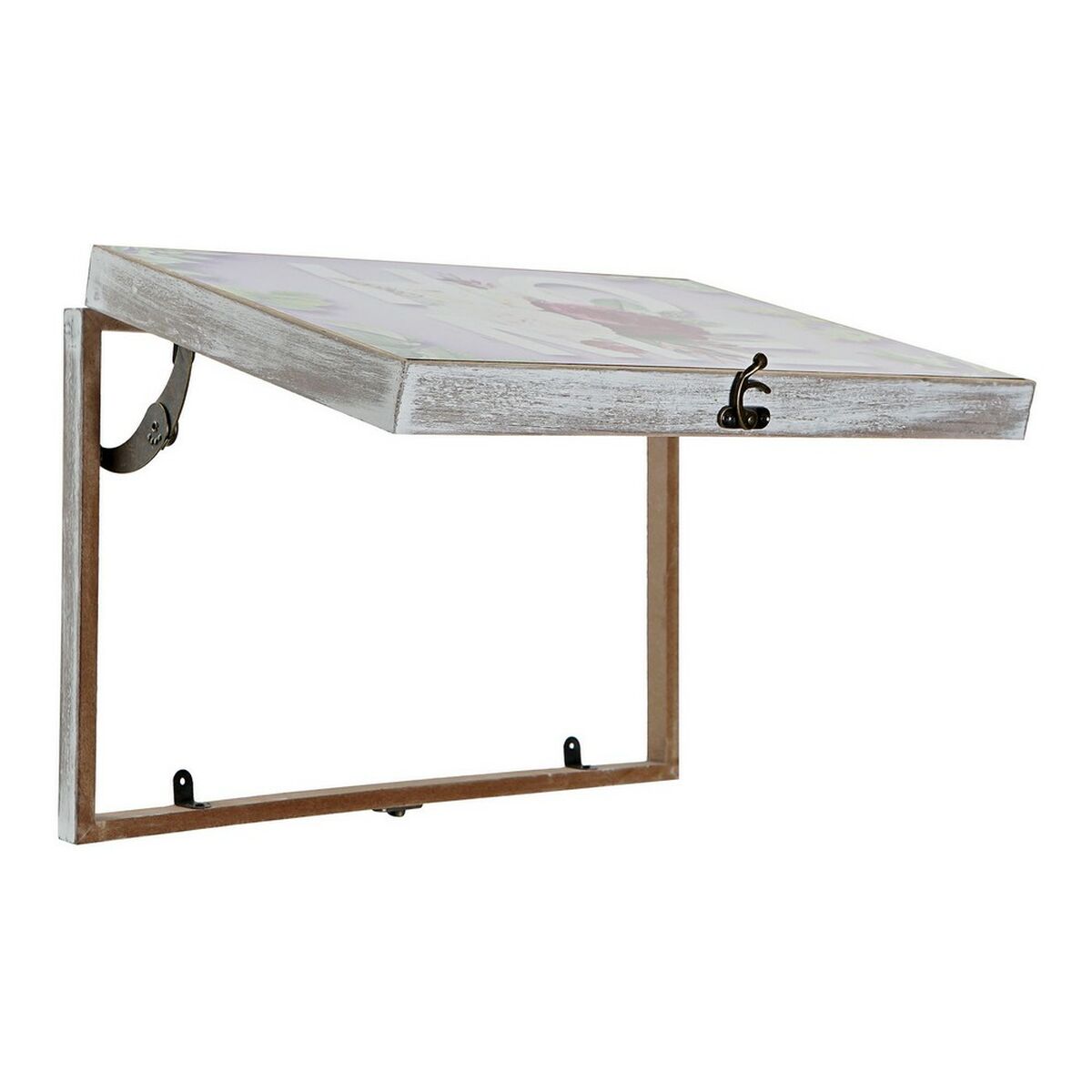 Tappi DKD Home Decor 8424001797189 Contatore Legno Legno MDF Rosa Lilla 2 Unità 46 x 6 x 32 cm