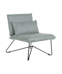 Poltrona Home ESPRIT Nero Verde Metallo 66 x 78 x 75 cm