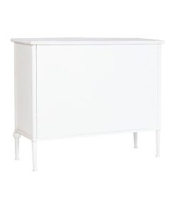 Credenza Home ESPRIT Bianco Metallo 101 x 42 x 85 cm