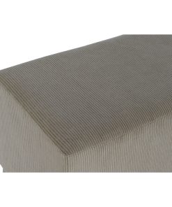 Panca DKD Home Decor Marrone Poliestere Legno MDF 100 x 40 x 40 cm