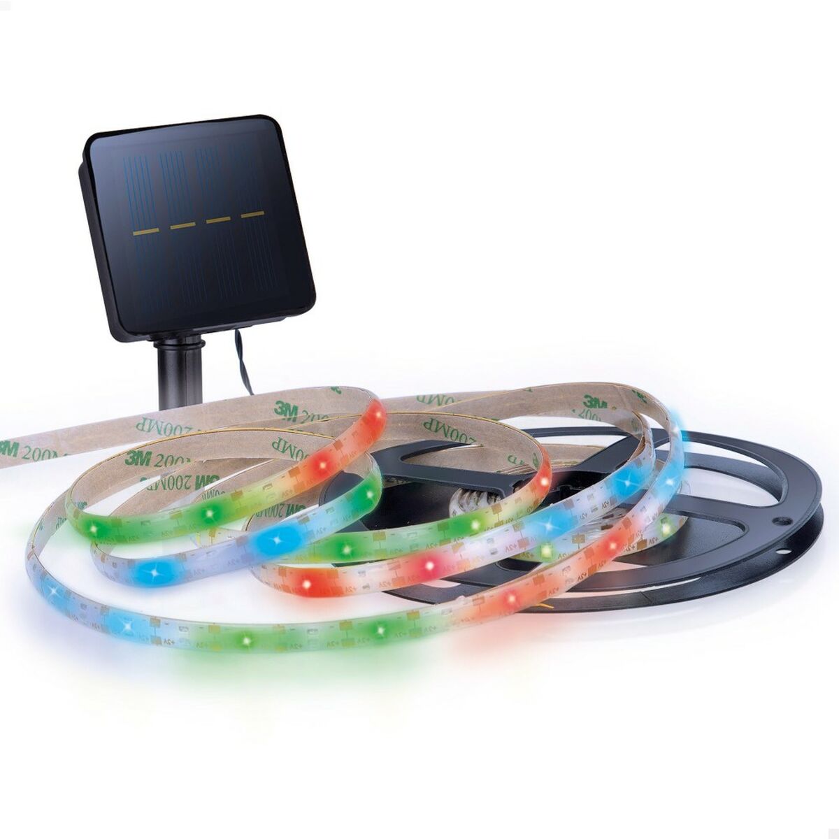 Striscia di luci Aktive LED Multicolore Giardino 3 m (6 Unità)
