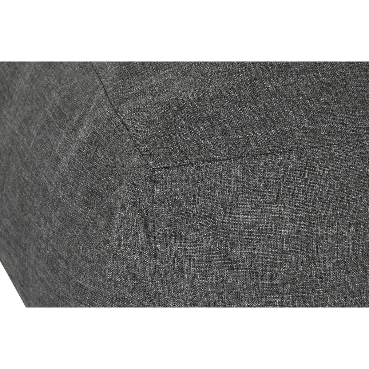 Puff Home ESPRIT Grigio 87 x 87 x 32 cm - Image 3
