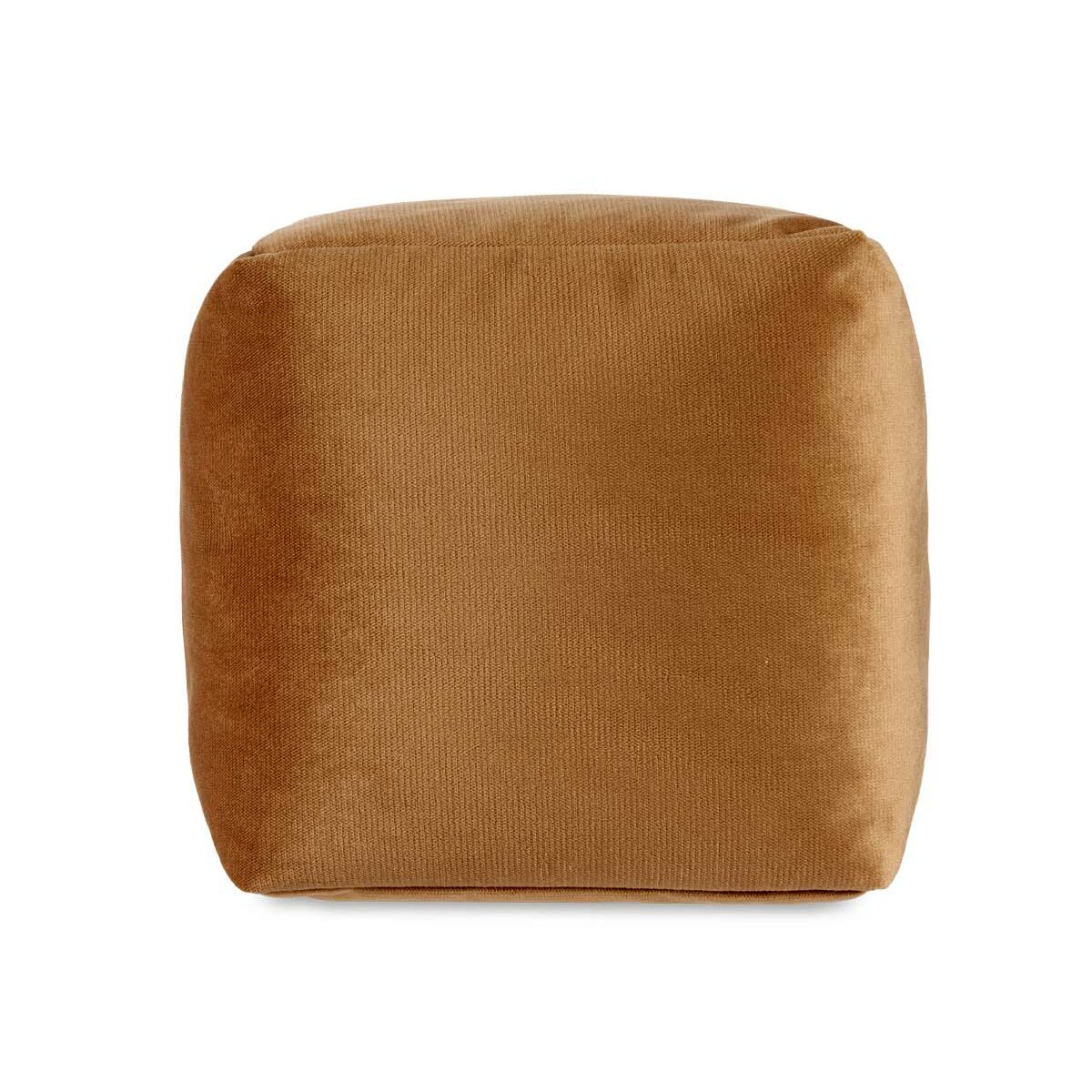 Puff Gift Decor Beige polistirene Velluto (4 Unità)