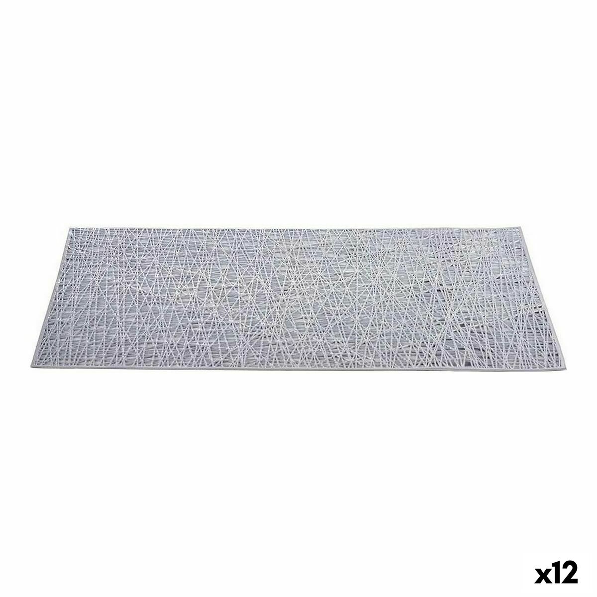 Sottopentola Kinvara Argentato Argento Plastica 30 % Poliestere 45 x 0,01 x 30 cm (12 Unità)