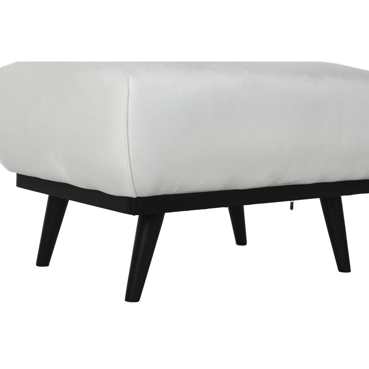 Panca DKD Home Decor Bianco Nero 70 x 50 x 42 cm - Image 4