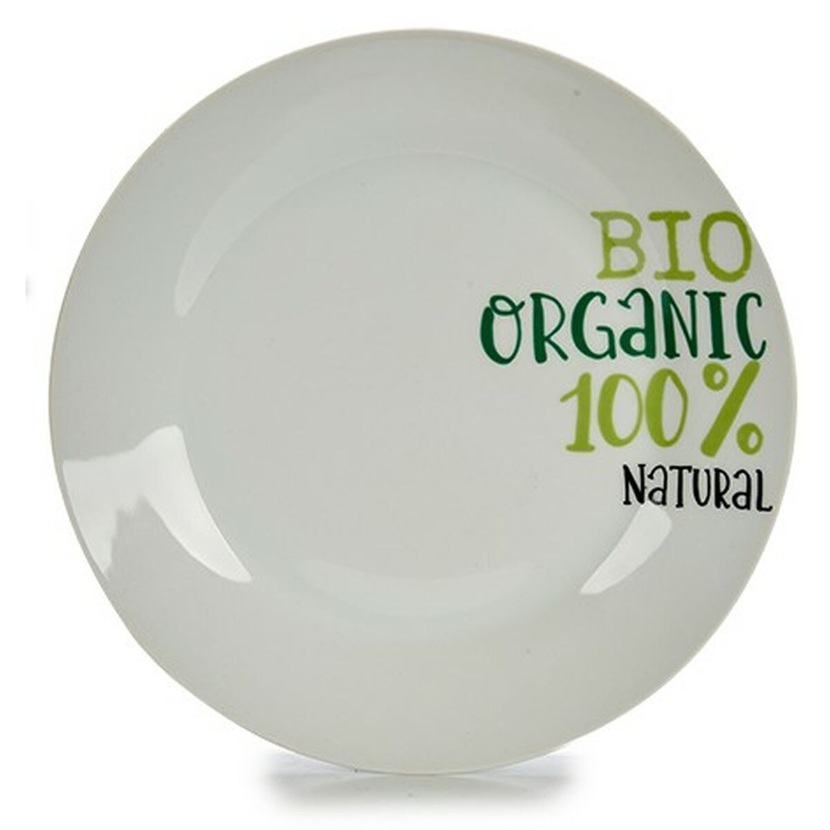Piatto da pranzo Organic Porcellana Stampa 24,4 x 2,6 x 24,4 cm (10 Unità)