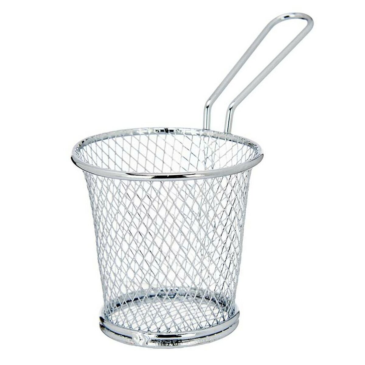 Cestino per Servire Aperitivi Kinvara Argentato Argento Metallo 15 x 12 x 8 cm 15,5 x 12 x 8 cm (12 Unità)