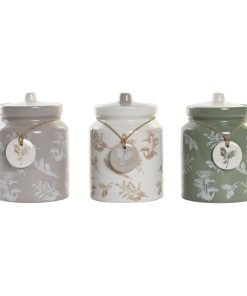 Barattolo DKD Home Decor Dolomite (3 Unità)