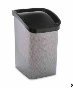 Cestino Berilo D093-2 Grigio scuro Plastica 23 L Oscillante (6 Unità)