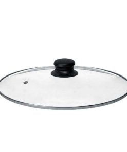 Coperchio per Pentola Kinvara Trasparente Argentato Argento Metallo Vetro Acciaio inossidabile Cristallo Acciaio 30 cm 30,5 x 6