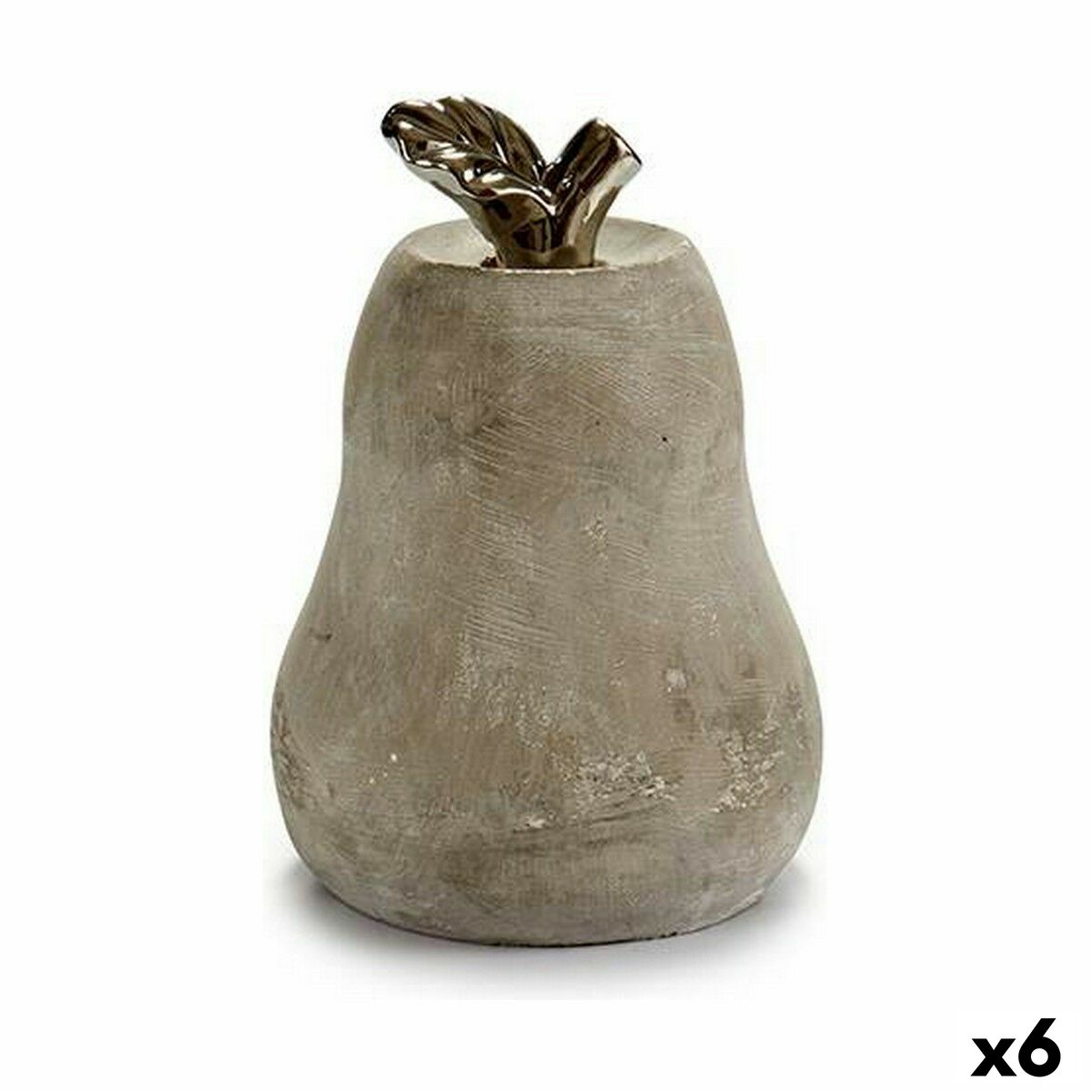 Statua Decorativa Gift Decor Grigio Pera 15 x 20,5 x 15 cm Cemento (6 Unità)