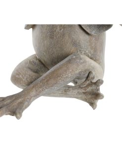 Statua Decorativa DKD Home Decor Musicista 23 x 19,5 x 22,5 cm Marrone Rana (3 Unità)